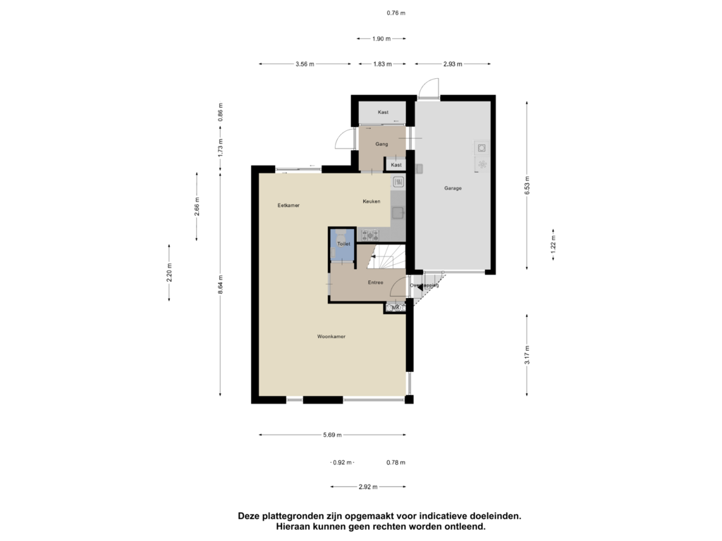 Bekijk plattegrond van Begane Grond van Dissel 27