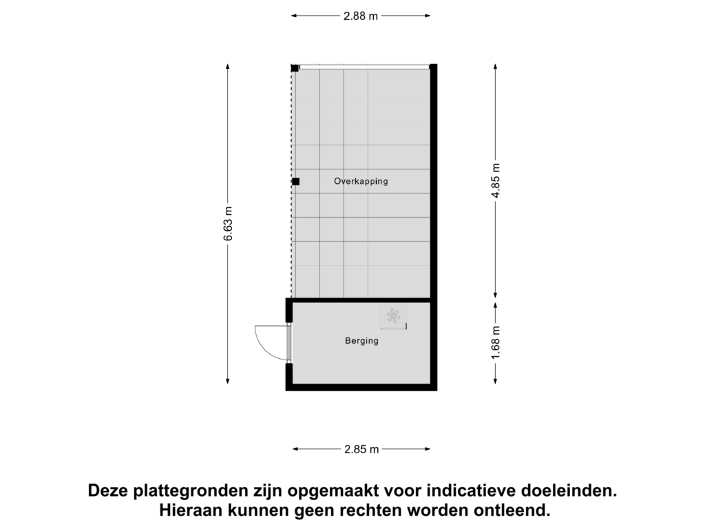 Bekijk plattegrond van Berging van Dissel 27