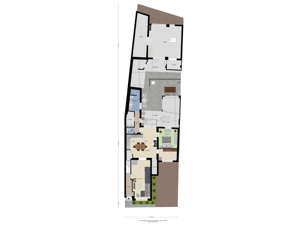 Bekijk plattegrond van Begane Grond - Tuin van Bogardeind 211