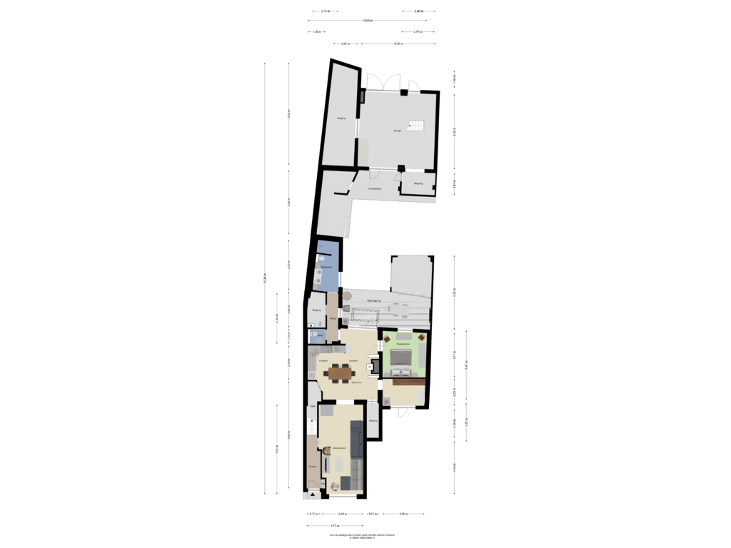 Bekijk plattegrond van Begane Grond van Bogardeind 211