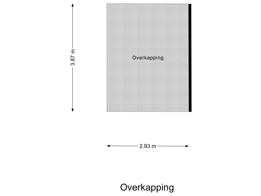 Bekijk plattegrond van Overkapping van Korenmolen 26