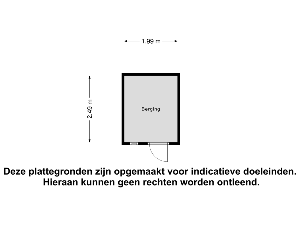 Bekijk plattegrond van Berging van Bernadettegang 24