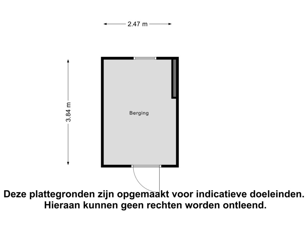 View floorplan of Berging of Bosboom-Toussaintplein 251