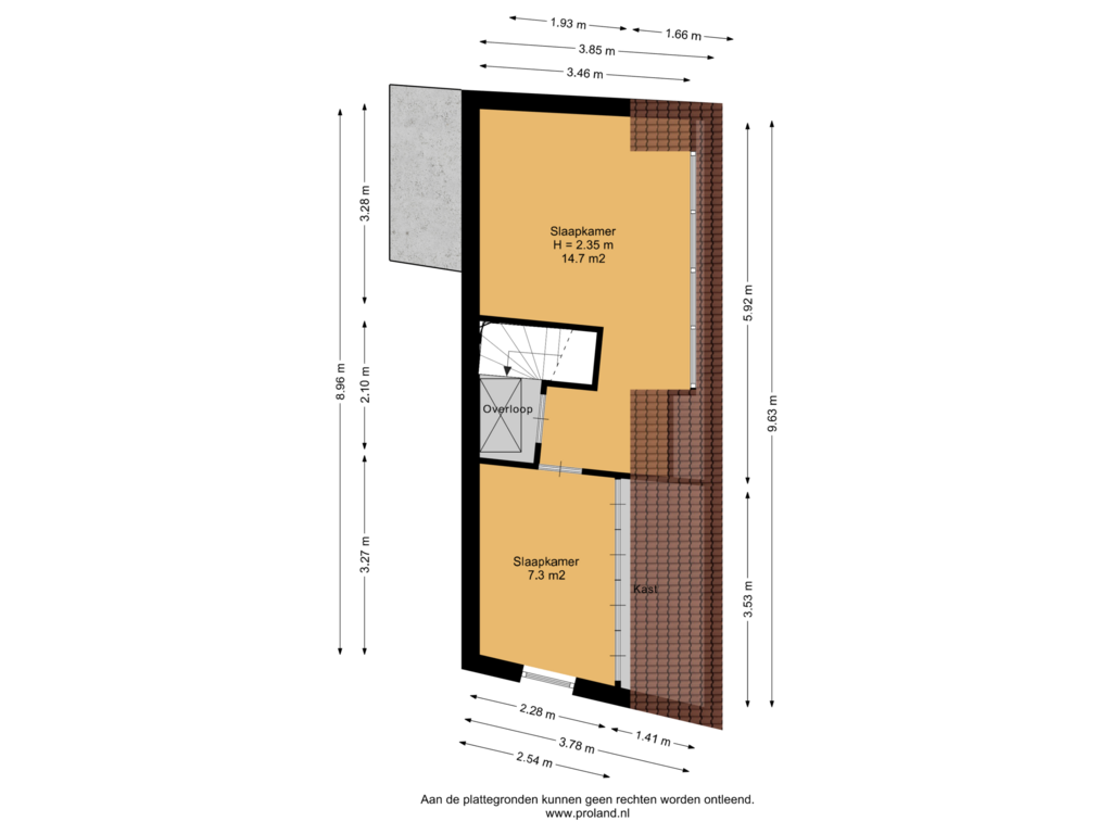 Bekijk plattegrond van 1e Verdieping van Langestraat 125