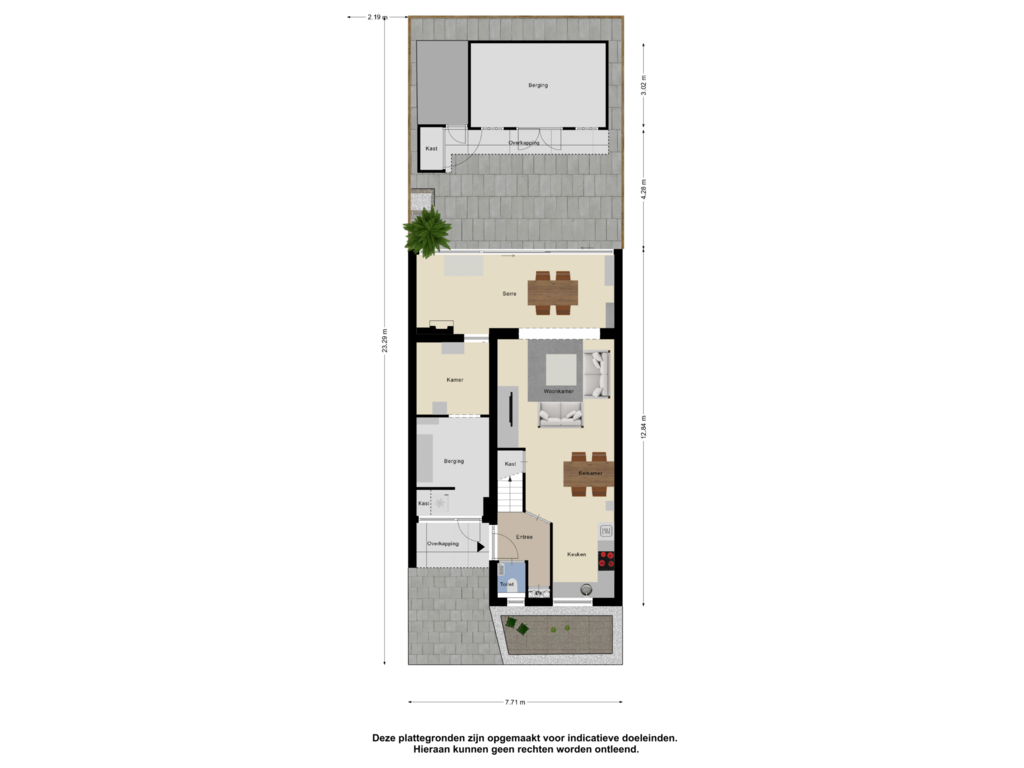 View floorplan of Begane Grond_Tuin of Gerst 7