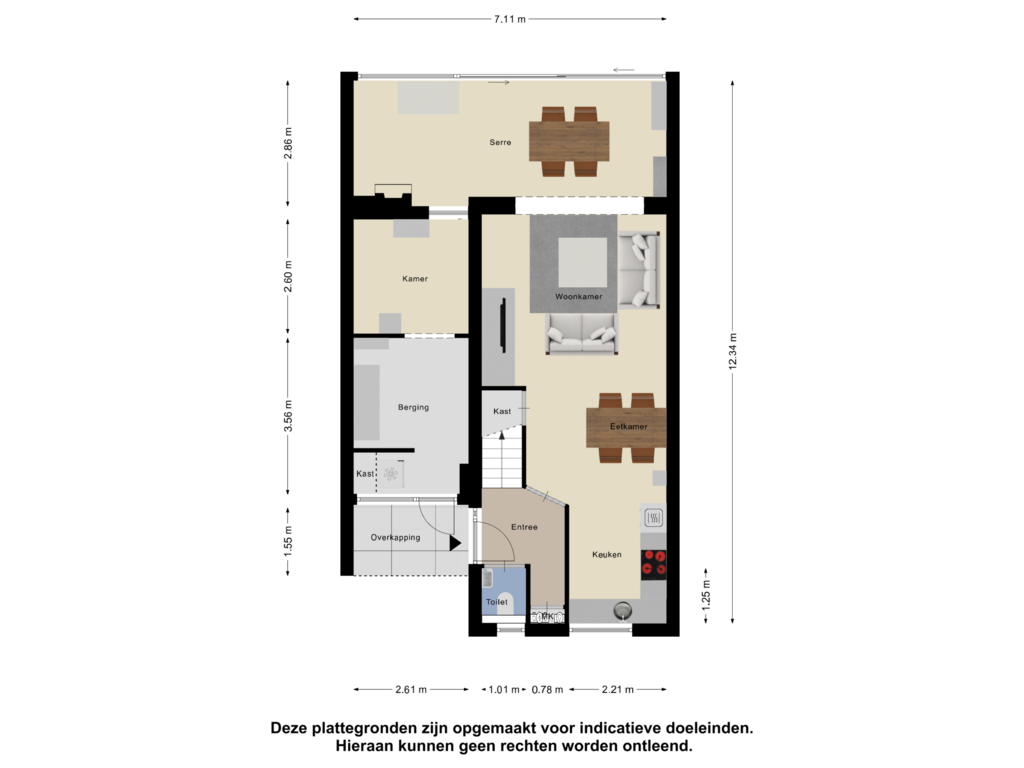 View floorplan of Begane Grond of Gerst 7