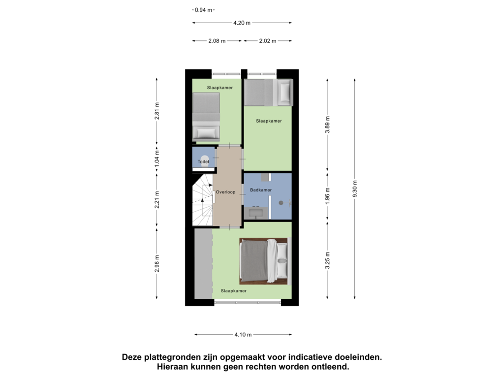 View floorplan of Eerste Verdieping of Gerst 7