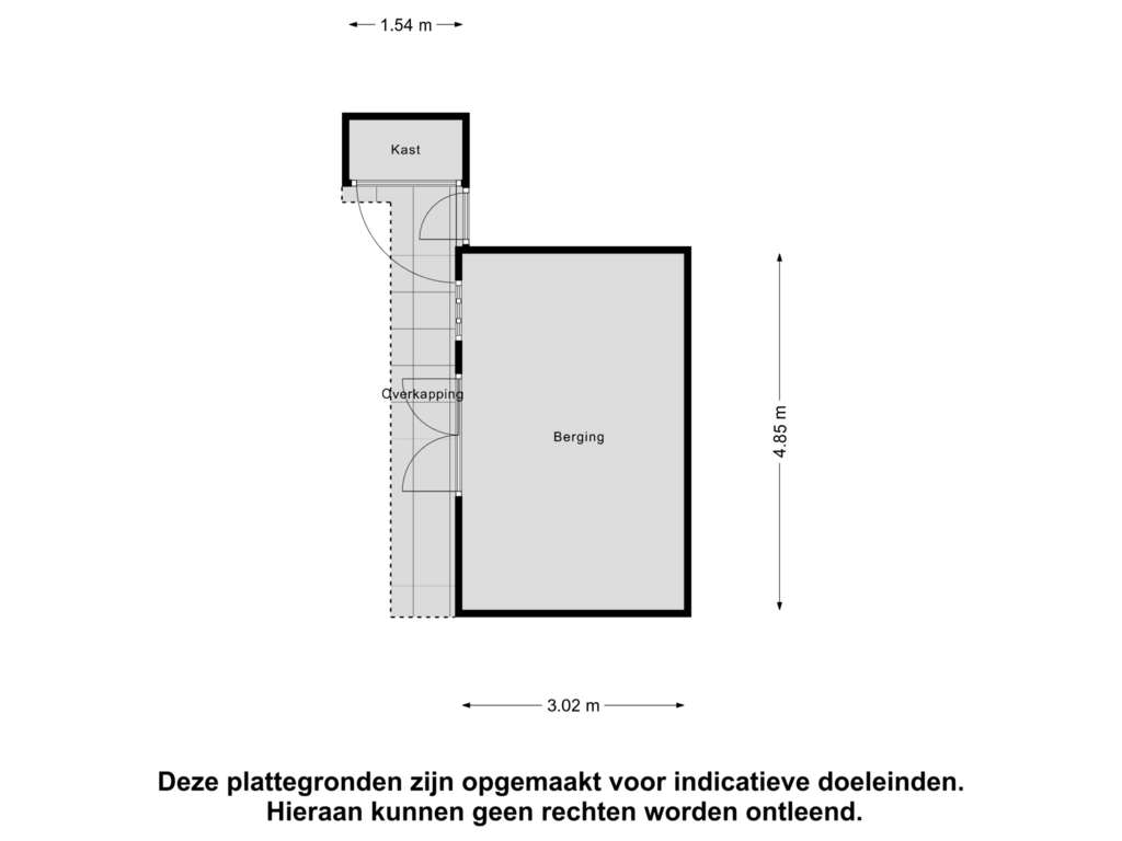 View floorplan of Berging of Gerst 7