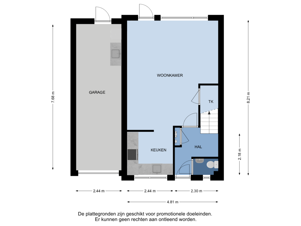 Bekijk plattegrond van Begane grond van D.S. van Schuppenstraat 21