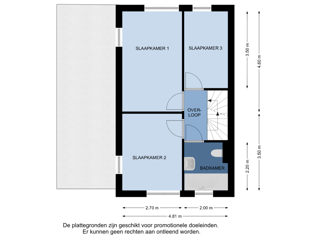 Bekijk plattegrond van 1e Verdieping van D.S. van Schuppenstraat 21