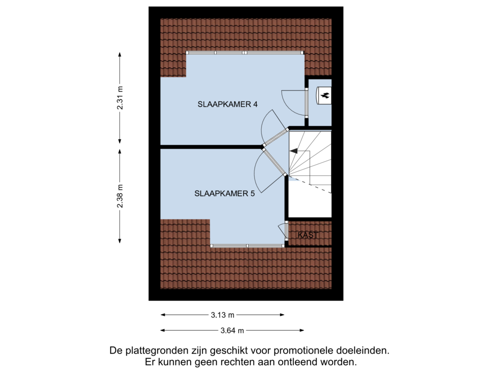 Bekijk plattegrond van 2e Verdieping van D.S. van Schuppenstraat 21