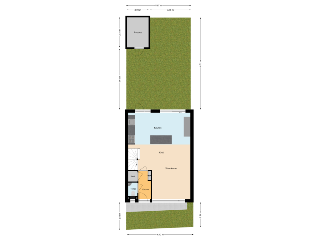 Bekijk plattegrond van Situatie van Ardennenlaan 51