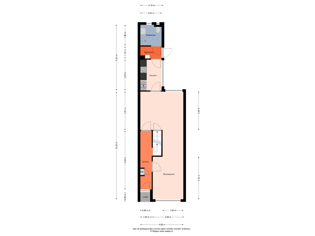 Bekijk plattegrond van Begane grond van Oostveenweg 88