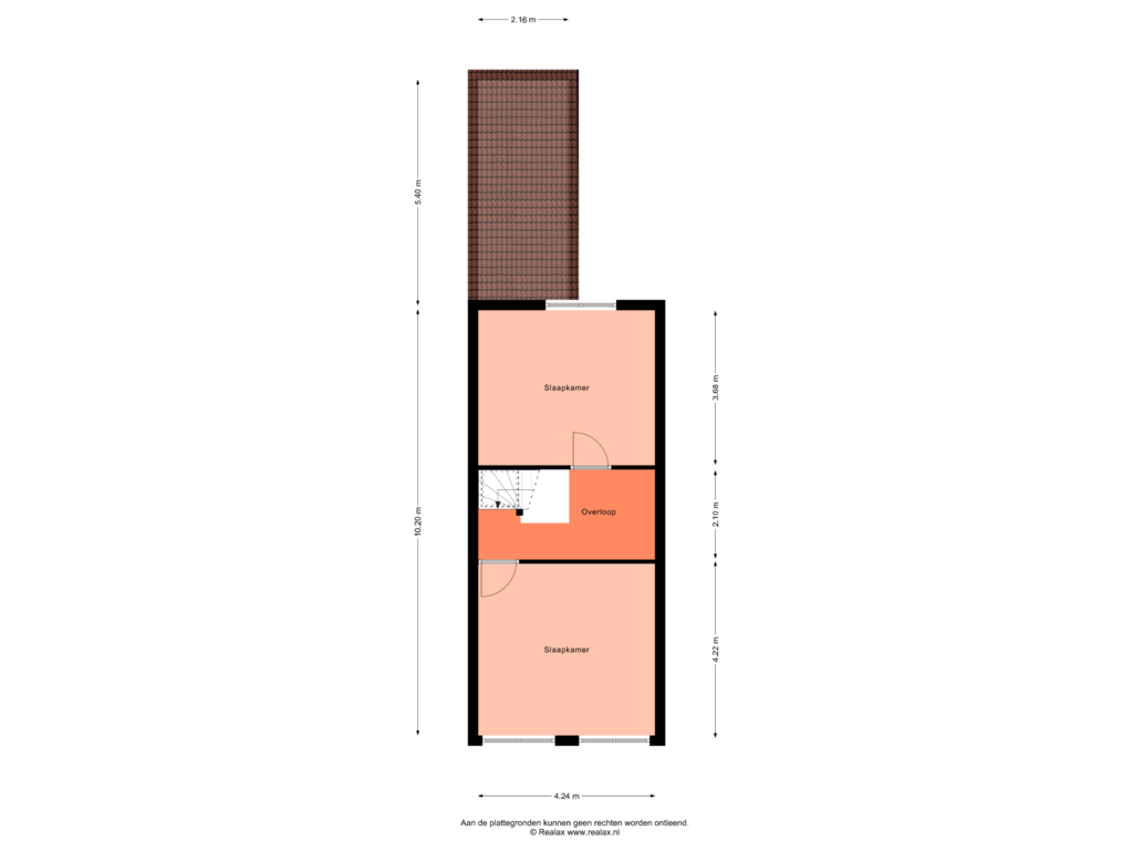 Bekijk plattegrond van Verdieping van Oostveenweg 88