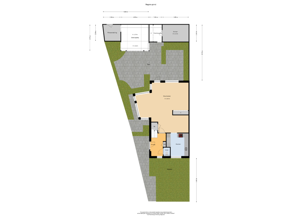 Bekijk plattegrond van BG overzicht van Zomertuin 27