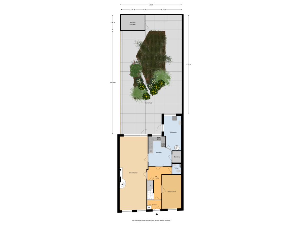 Bekijk plattegrond van Situatie van Langendijk 23