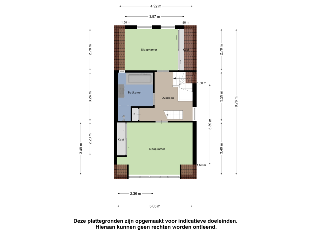 Bekijk plattegrond van Eerste Verdieping van Groeninx van Zoelenstraat 2