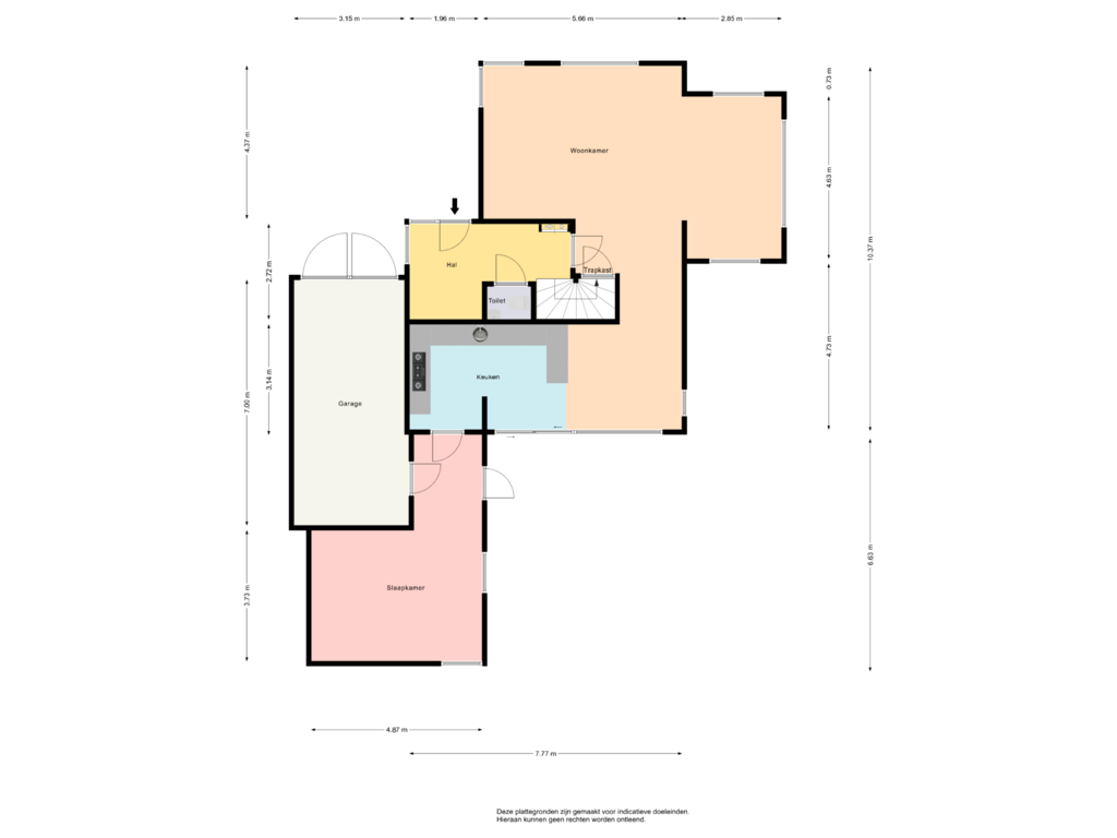 Bekijk plattegrond van First floor van Jonker 6