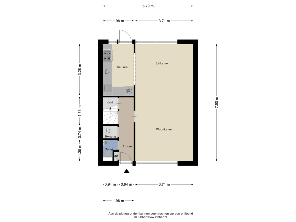 Bekijk plattegrond van Begane Grond van Camera Obscuralaan 49