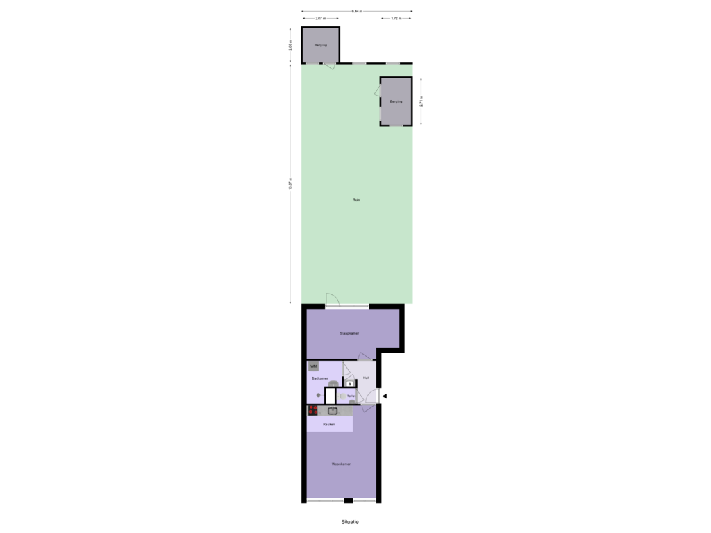 Bekijk plattegrond van Situatie van Oude Haven 25-A