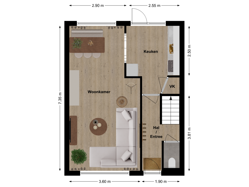 Bekijk plattegrond van First floor van Bentlaken 27