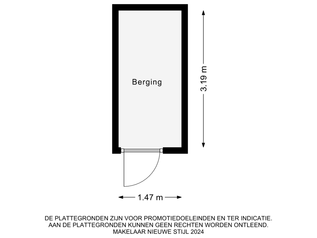 Bekijk plattegrond van Berging van Markt 10