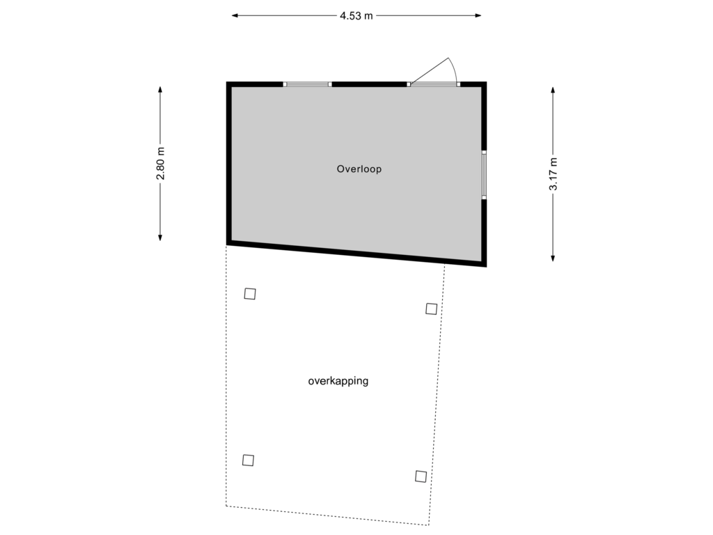 Bekijk plattegrond van schuur van Nieuw-Loosdrechtsedijk 60