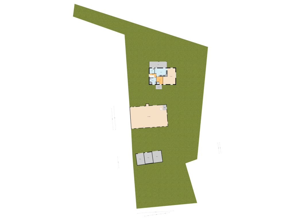 View floorplan of Begane grond Met Tuin of Sweenslag 18