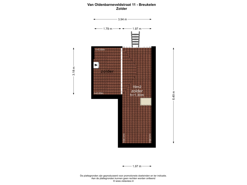 Bekijk plattegrond van ZOLDER van Van Oldenbarneveltstraat 11