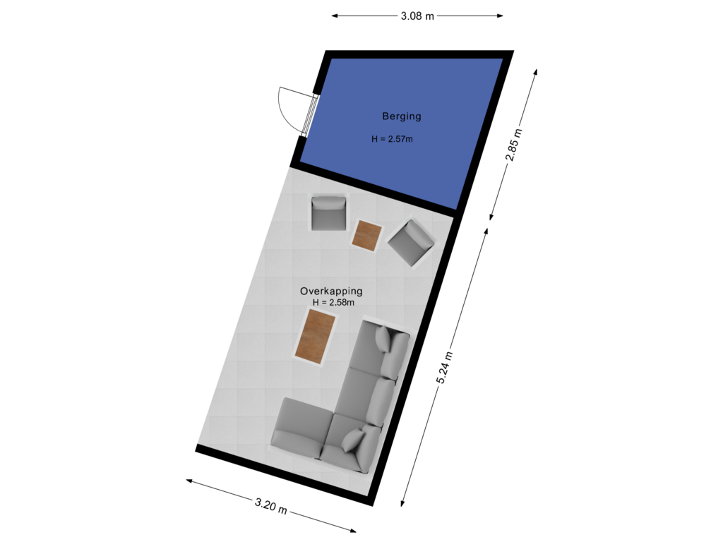 Bekijk plattegrond van Berging van Peellandhof 14