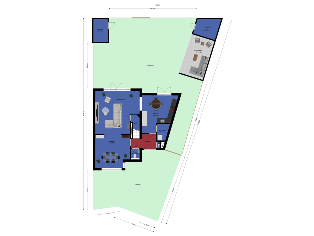 Bekijk plattegrond van Situatie van Peellandhof 14