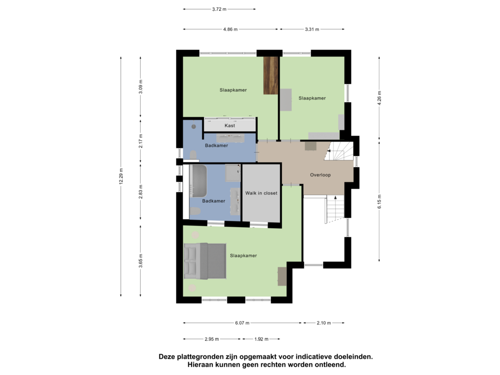 Bekijk plattegrond van Eerste Verdieping van Valkenbergerhout 25