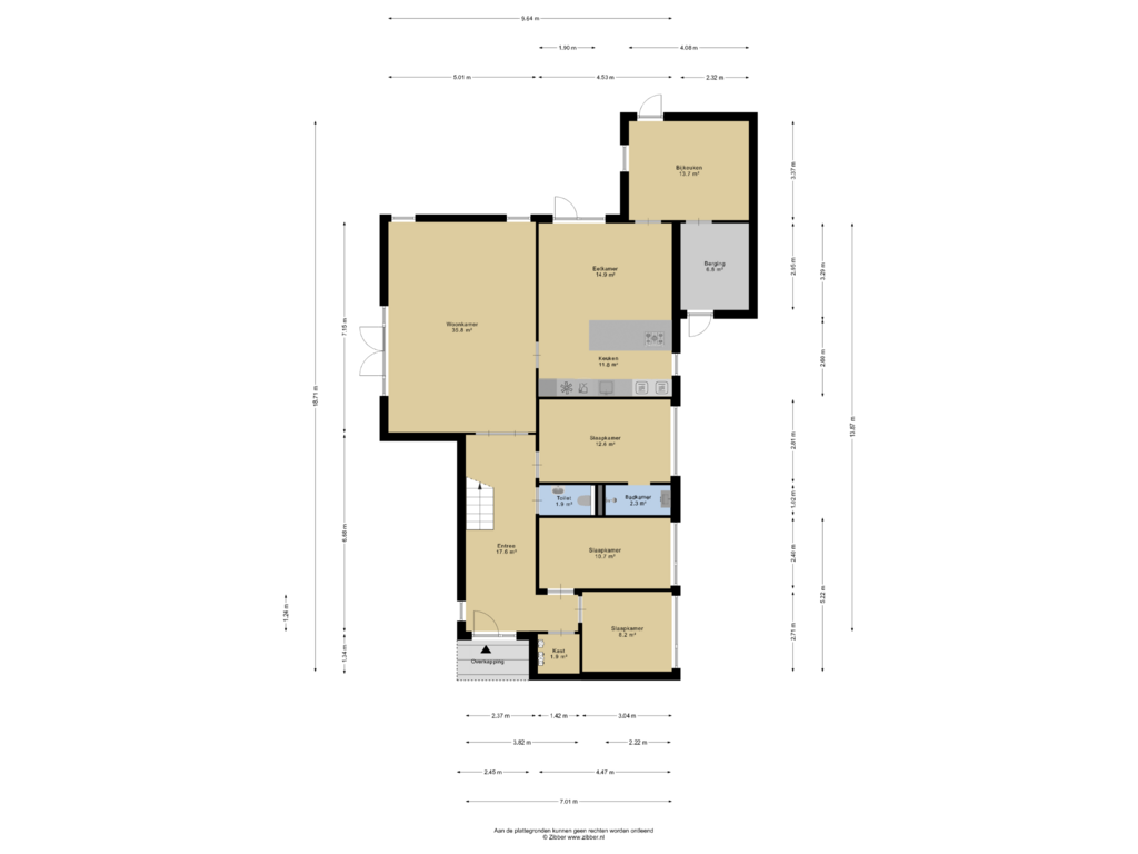 Bekijk plattegrond van Begane grond van Schuytbos 36