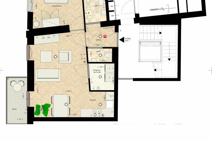 View photo 3 of AppartementenComplex (Bouwnr. 1)