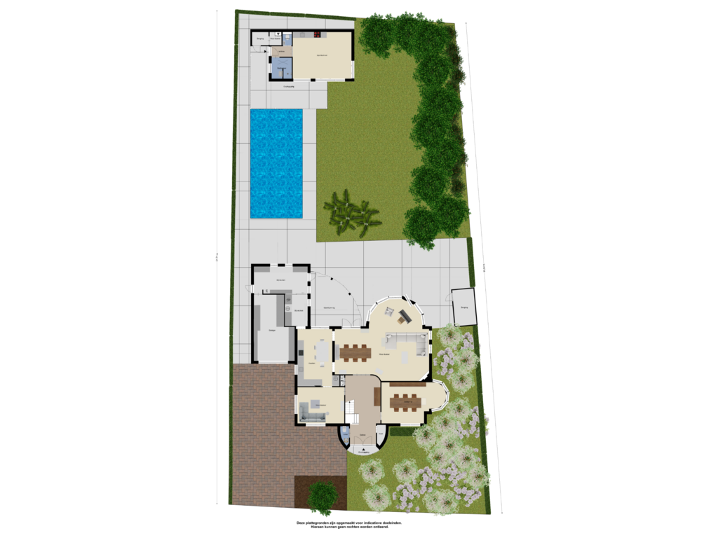 View floorplan of Begane Grond_Tuin of Jagersberg 5