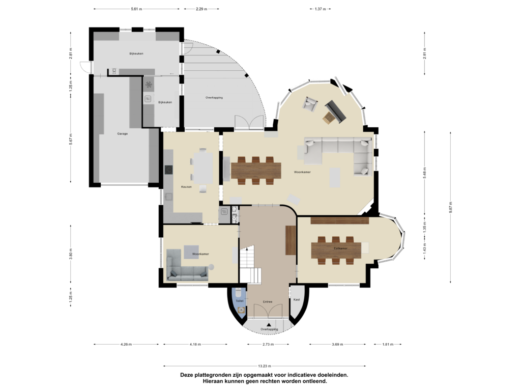 View floorplan of Begane Grond of Jagersberg 5