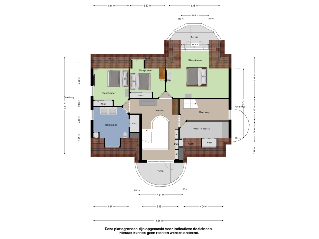 View floorplan of Eerste Verdieping of Jagersberg 5