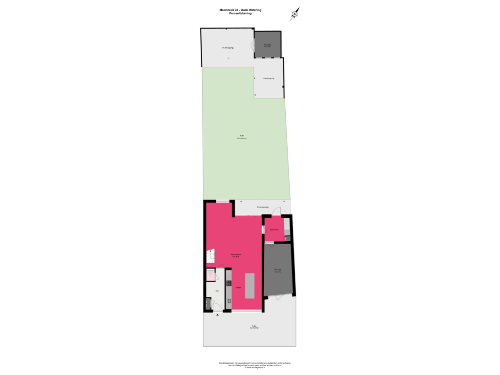 View floorplan of Perceelt of Meerkreuk 23