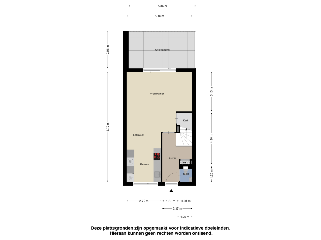 Bekijk plattegrond van Begane Grond van Meezenbroekstraat 21