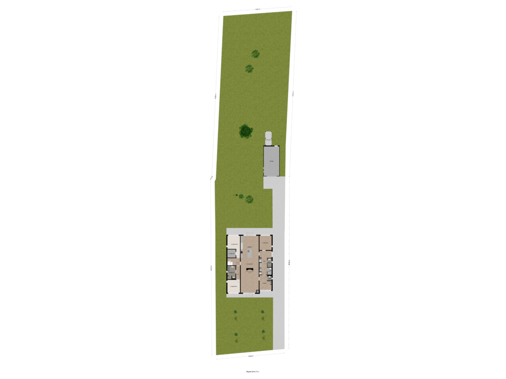 View floorplan of Begane Grond Tuin of Oude Baan 113