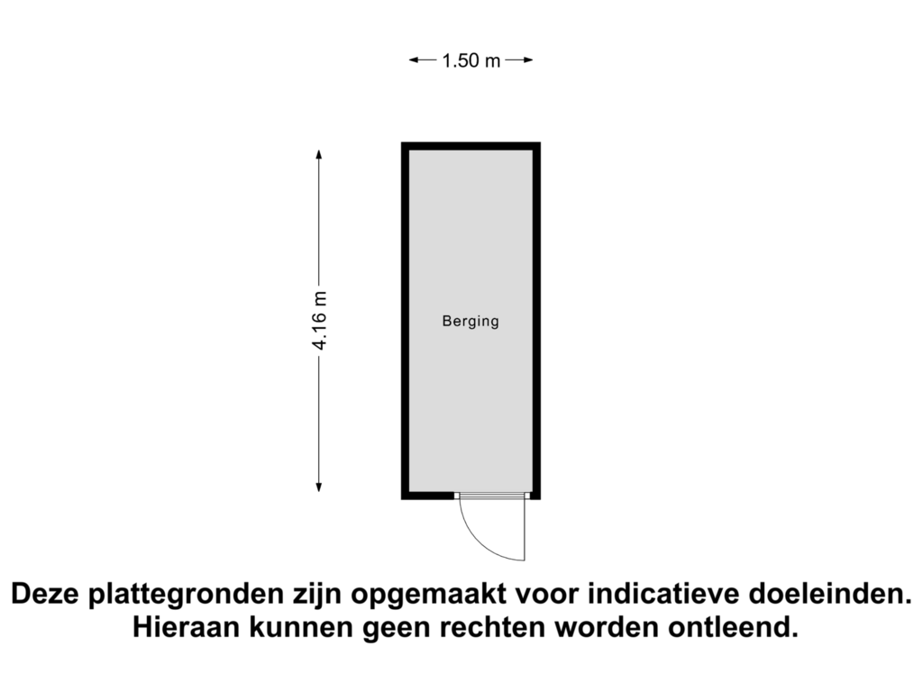 Bekijk plattegrond van Berging van Florastate 15