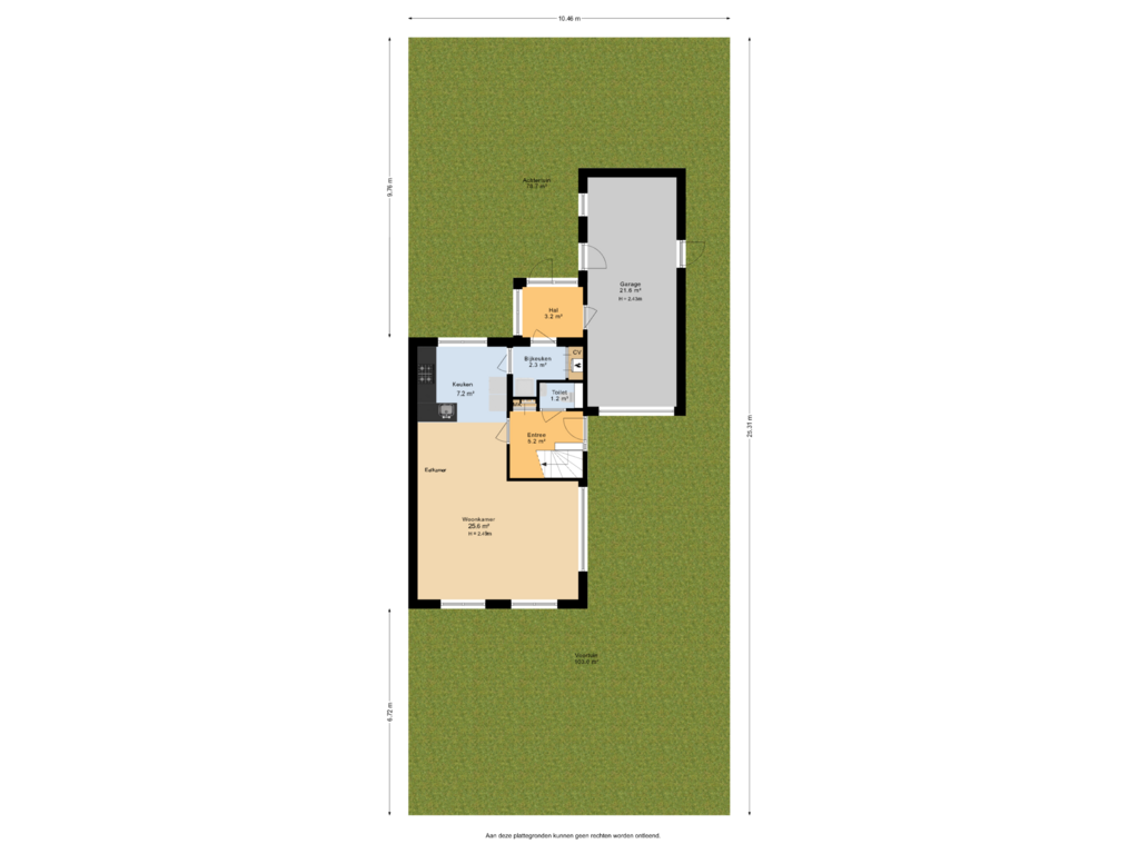 Bekijk plattegrond van Situatie van Surinamesingel 16