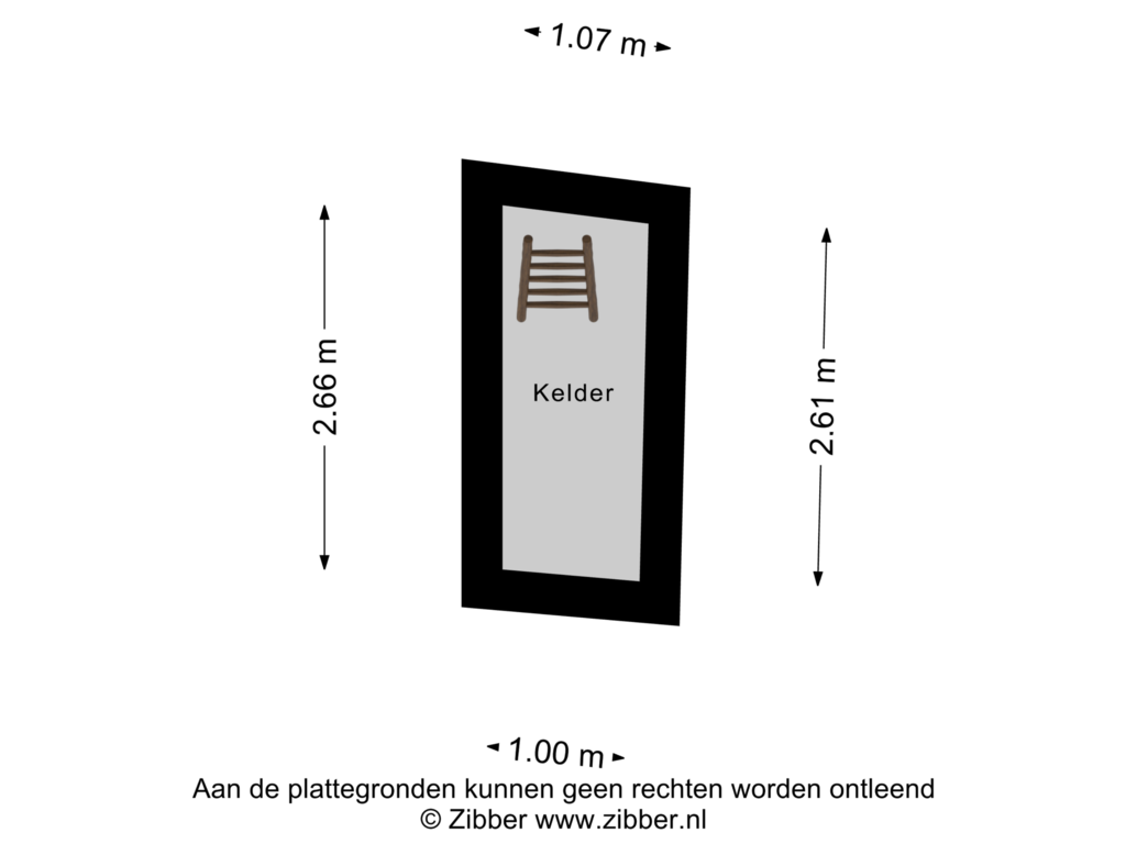 Bekijk plattegrond van Kelder van Molenstraat 4