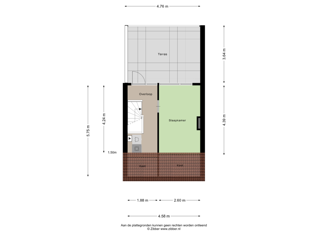 View floorplan of Tweede Verdieping of Opaal 58