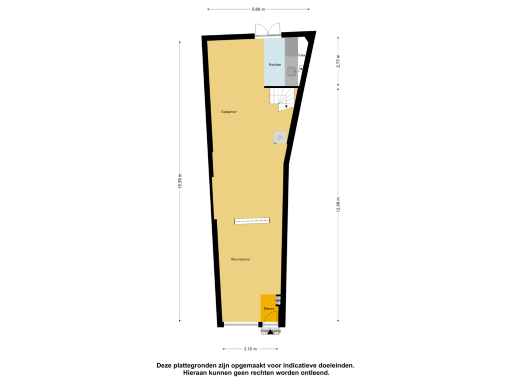 View floorplan of Begane Grond of Spekstraat 10