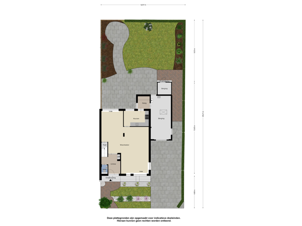 Bekijk plattegrond van Begane Grond  Tuin van De Ring 9