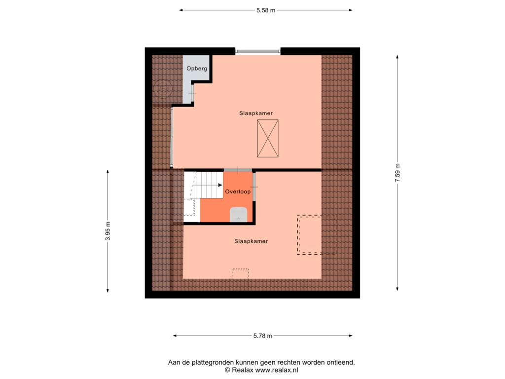 Bekijk plattegrond van Verdieping 2 van Frederik Hendriklaan 14