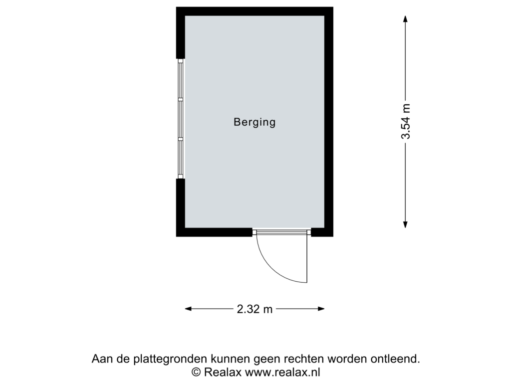 Bekijk plattegrond van Berging van Frederik Hendriklaan 14