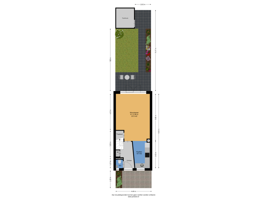 View floorplan of Begane Grond Met Kavel of Keerkade 36