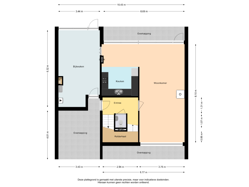 View floorplan of Begane grond of Ring 72